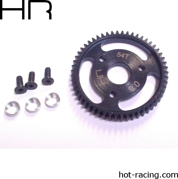 Silver 54T 32P 0.8M Steel Spur Gear